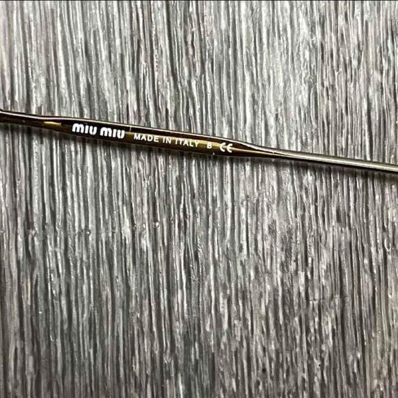 Miu Miu Designer Cat Eye Brown Tortoise Shell Sunglasses with Case - Picture 5 of 10